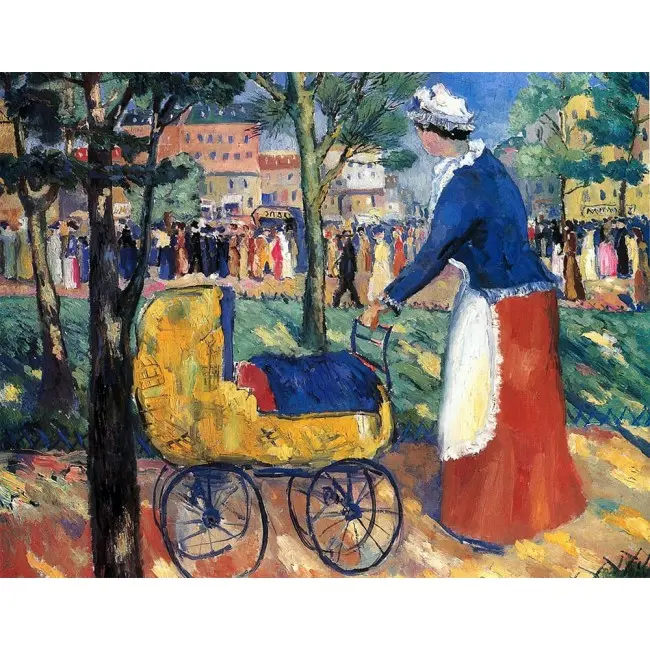 Печать на холсте картины Казимира Малевича "Бульвар" 