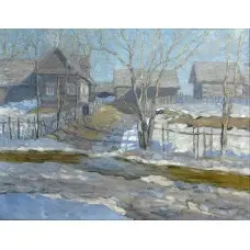 Печать на холсте картины "Март"