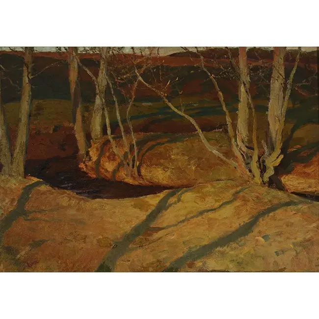 Печать на холсте картины Фердинанда Рущица "Осенний пейзаж" 