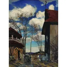 Печать на холсте картины "Ля касцёла"