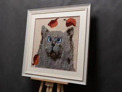 Оформление гобелена