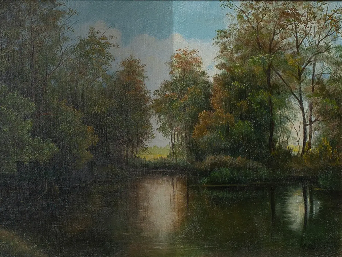 Отмывка картин от поверхностных загрязнений